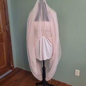 Blithe LA | Dresses | Nwt Blush Pink Blithe La Sheer Mini Maxi Dress ...